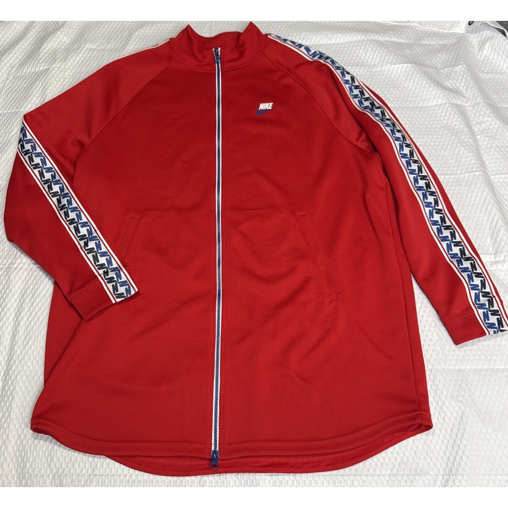 Nike Sportswear Men's XXL 2000's Poly Track jacket‎ University Red AJ2681-657